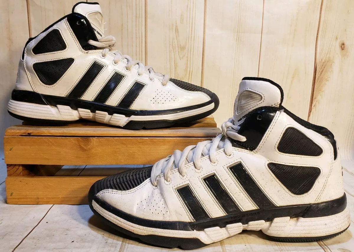 Adidas Pro Model Zero Basketball Shoes Black White G21015 Women Sz 9 M