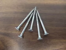 #10 Deck Screws, Type 316 Stainless Steel, Marine Grade, T-20 Star Drive