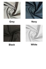 Wide Width 60% Blackout Fire Retardant Fabric Drapes Displays 300cm wide