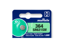 Murata 364 SR621SW Silver Oxide Watch Battery 1 Count - Replaces Sony 364
