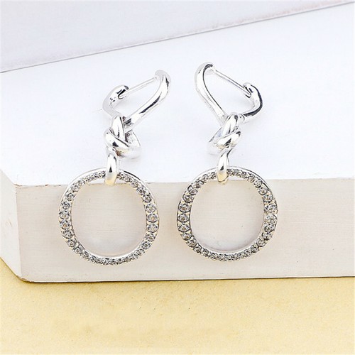 925 Sterling Silver Oval Knotted Heart 