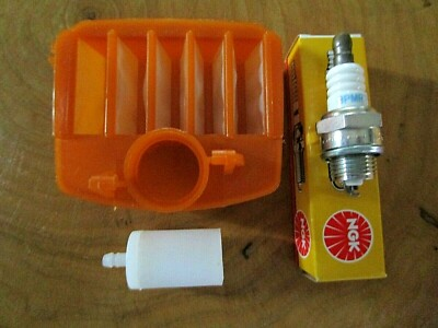 #ad New Tune Up Kit Husqvarna 340 345 346 350 351 353 air filter 537 02 40 02 Fuel $20.50