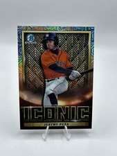 2023 Bowman Chrome Mega Box Iconic Mojo Refractor #BI-5 Jeremy Pena Astros RC
