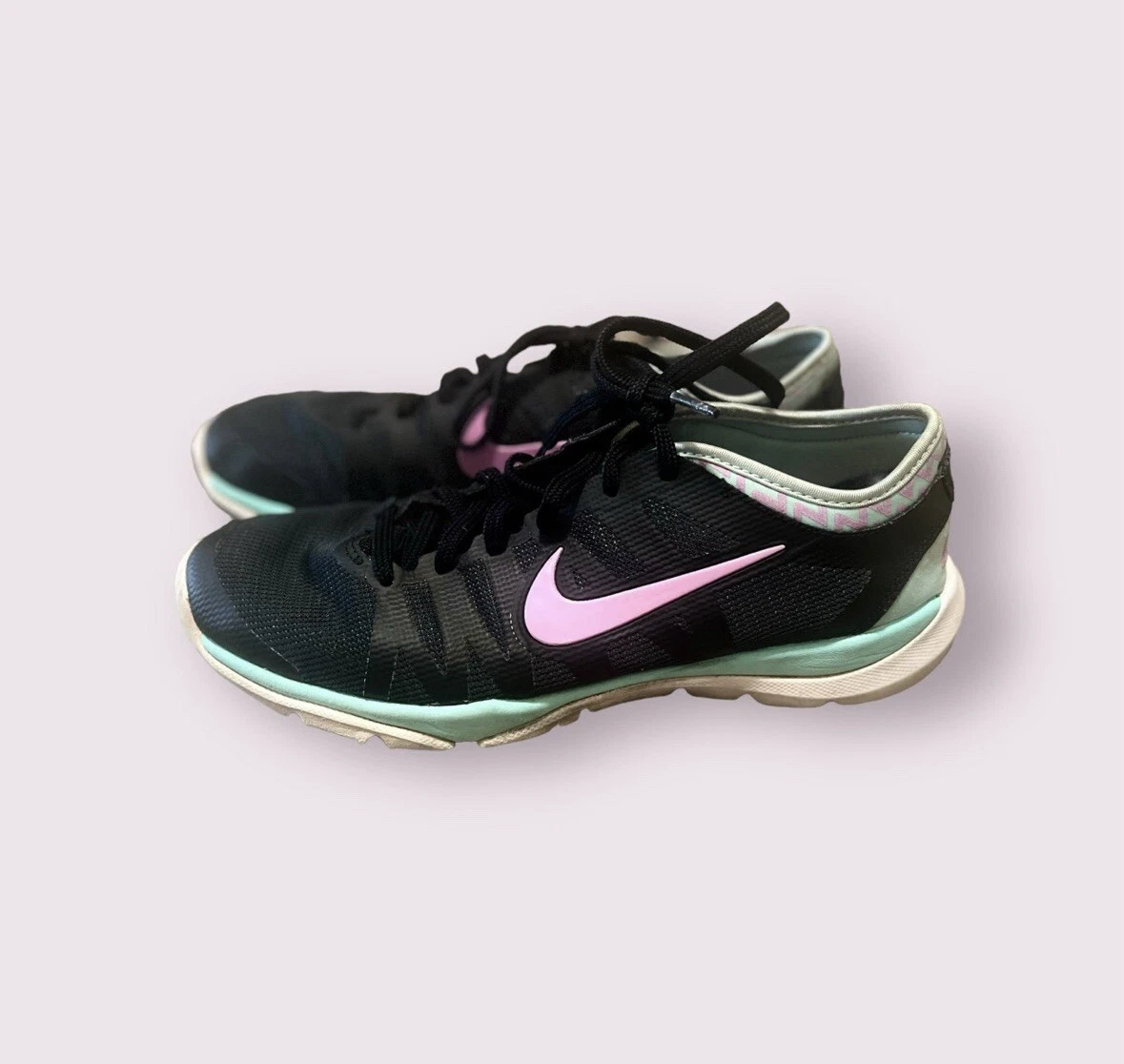 Baskets femme Nike Flex Supreme TR3. Taille 8,5. Bleu/rose