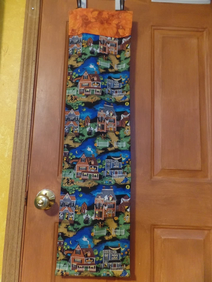 Cortina de puerta de seguridad para escuela/oficina, casa embrujada HALLOWEEN, brujas, 10x40 Foto 3 de 4