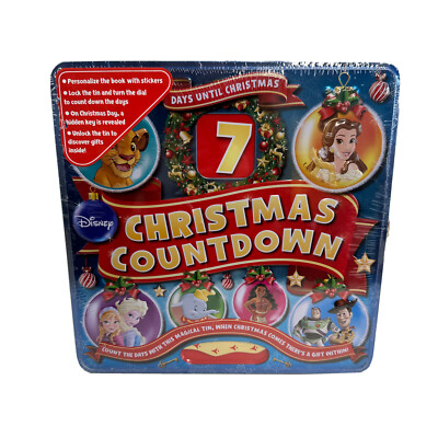 Disney Christmas Countdown NEW/Factory Sealed Personalizable Book hidden key Sre