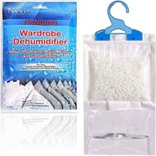 Hanging Interior Wardrobe Dehumidifier Stop Damp Mould Moisture Humid Remover UK