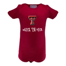 Texas Tech Infant Lap Shoulder Creeper Print