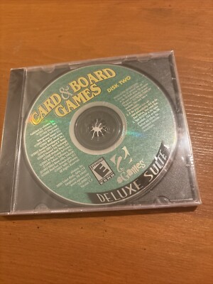 Card And Board Game Set Deluxe Egames Suite PC CD-ROM 2000 eGames NEW FS