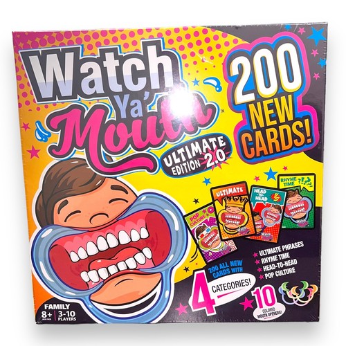 Watch Ya Mouth Ultimate Edition 2.0 Game with 200 New Cards New Sealed