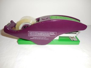 Vintage Avapro Double Duty Stapler Tape Dispenser Pharmaceutical Pharm Rep