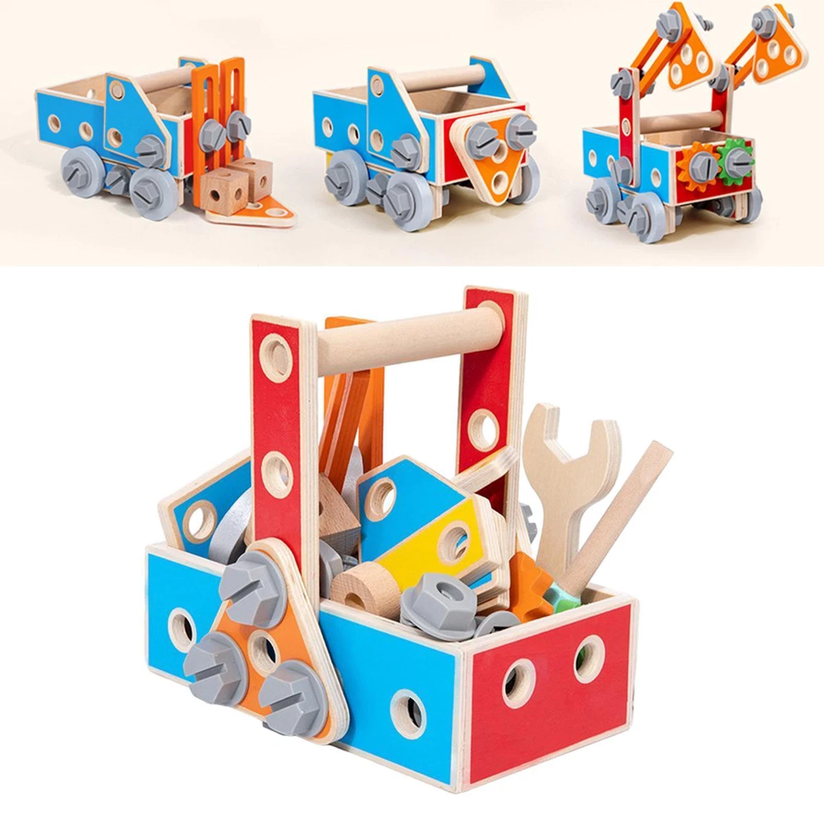 Wooden tool cheap set for toddlers