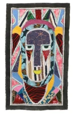 KAYODE BURAIMOH “Marsk” Figure Mixed Media Art 2023 * Nigerian