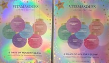 Set Of Two Vitamasques 6 Days of Holiday Glow Mask Limited Edition Se - 12 Count