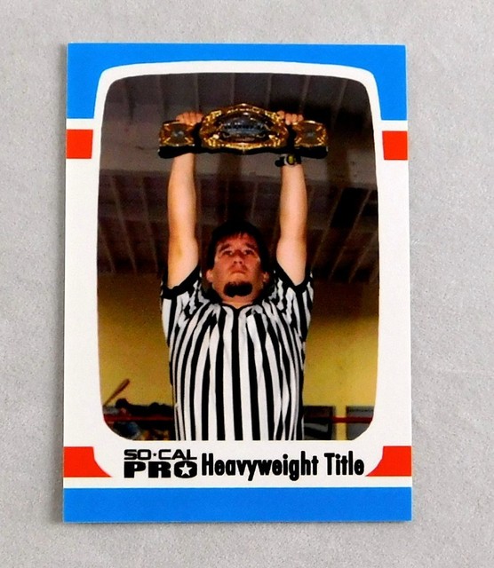 Heavyweight SoCal Pro Wrestling Trading Card Wrestler WWE WWF Indy Rare