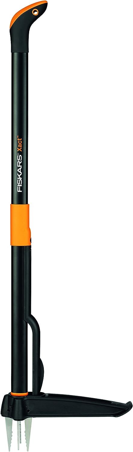 Fiskars Xact 1020126 Estirpatore Erbacce: Addio Mal di Schiena in Giardino