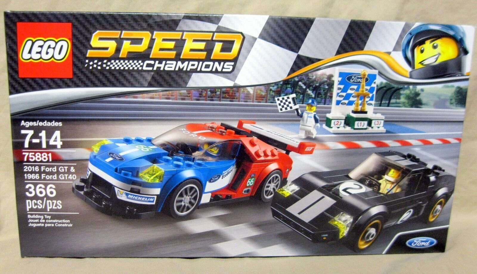 LEGO 75881 Speed Champions 2006 Ford GT & 1966 GT40 (RETIRED)