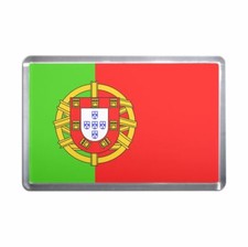 Portugal Flag Plastic Fridge Magnet (S, M, L, XL)
