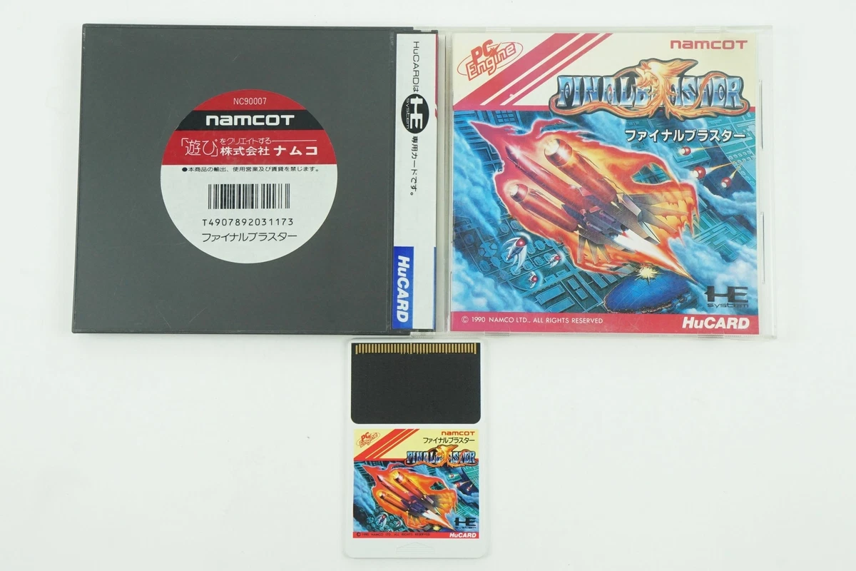Final Blaster Hu Card namco NEC PC engine From Japan