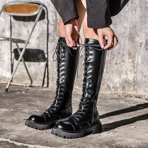 Womens gothic combat best sale boots