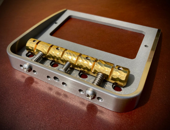 Van Dyke-Harms Telecaster Humbucker-Hybrid Bridge and Monolithic Saddle Combo