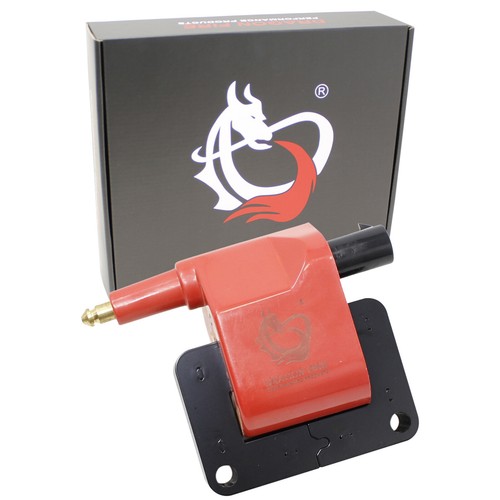 DRAGON FIRE Ignition Coil for 91-97 Jeep Plymouth Dodge Chrysler w/ Oval Plug - Picture 2 of 7