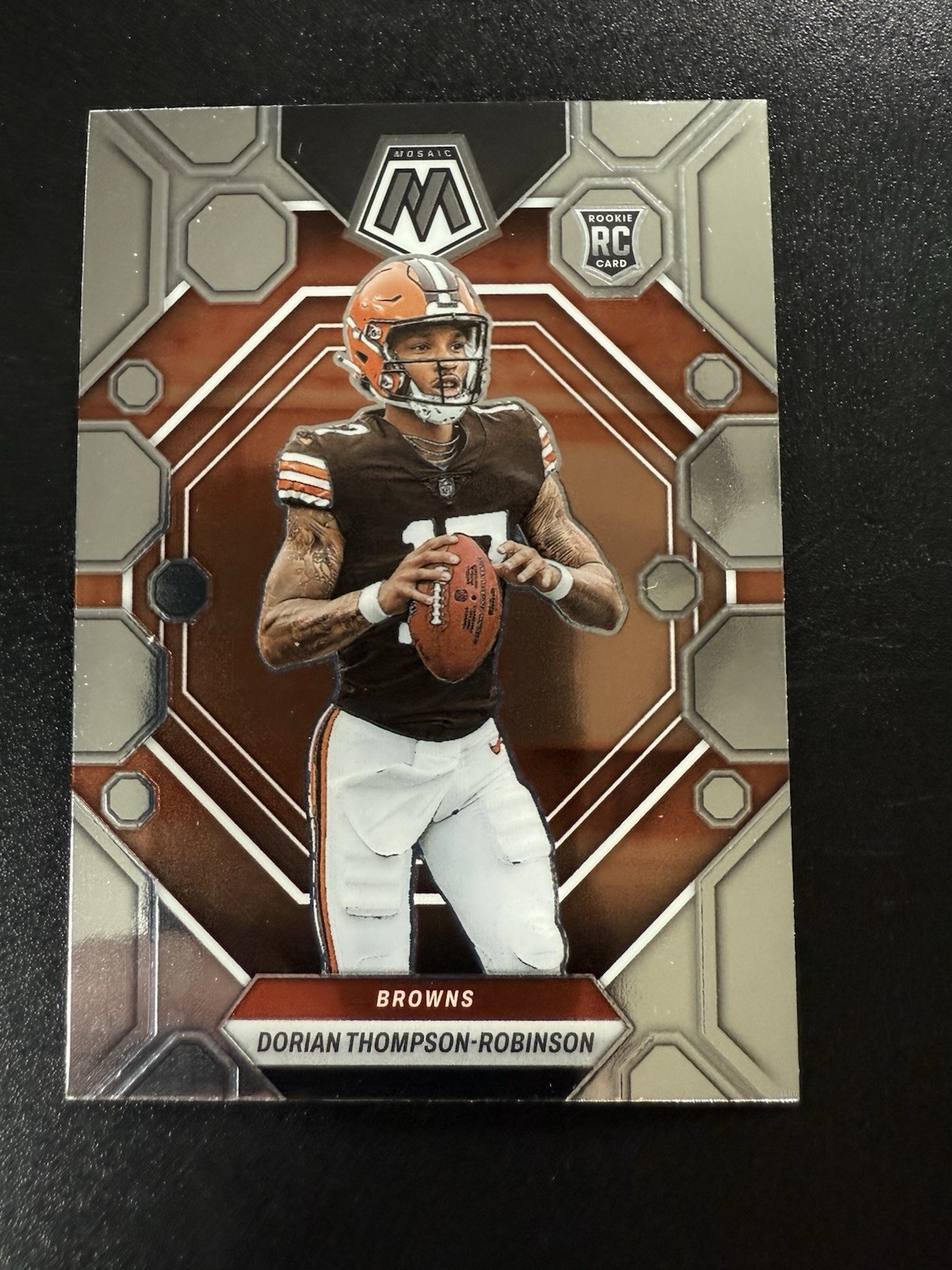 2023 Panini Mosaic Silver Holo Dorian Thompson-Robinson Rookie RC #316