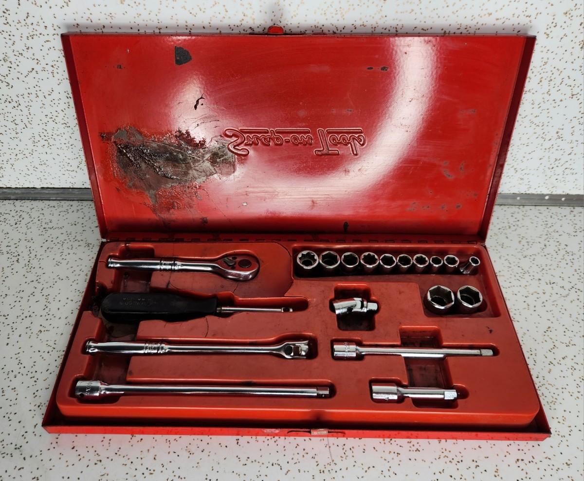 Vintage Snap-On Tools 1/4 Drive General Service Set Set KRA-252 | eBay