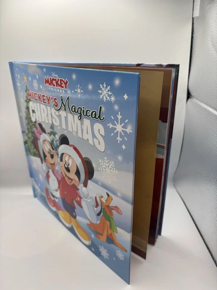 Disney Mickey & Friends Advent Calendar Christmas Ornaments Stickers Story Book - Image 4 of 4