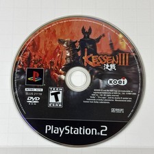 Koei Kessen III - Sony PlayStation 2 PS2 - Disc Only - NTSC-U/C - Tested - A4