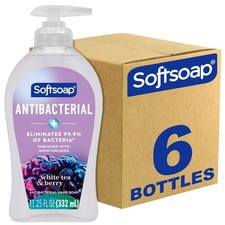 Softsoap Antibacterial Liquid Hand Soap White Tea Berry Scent Hand Soap 11.25