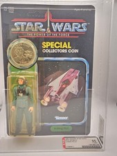1985 Kenner Star Wars POTF - A-Wing Pilot AFA 85 Unpunched