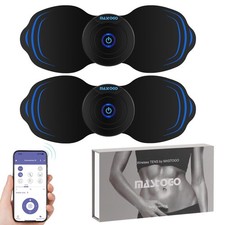 Wireless Tens Unit Muscle Stimulator - Two Sets of Tens Unit Massager for Pai...