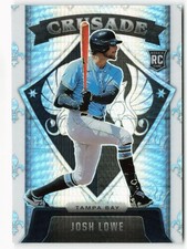 2022 Josh Lowe Panini Chronicles Crusade Hyper Rookie 159/299 - Tampa Rays