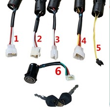 Electric Ride On Toy Parts Key Switch for Kid's Cars and Locks