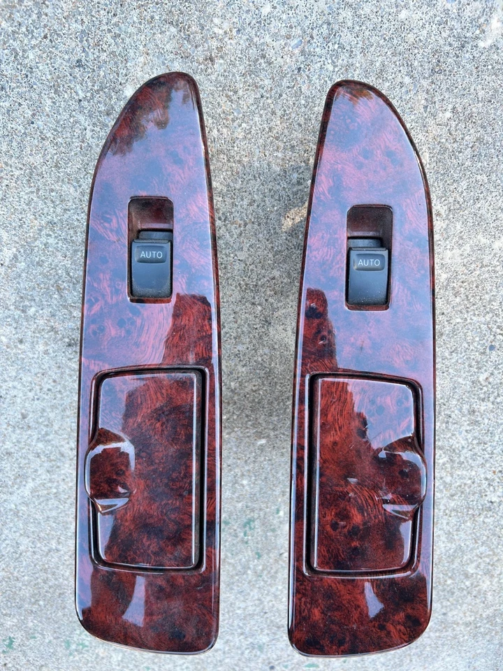 02 - 07 Lexus LX470 Toyota Rear LH RH power window switch bezel trim ashtray Foto 3 de 4