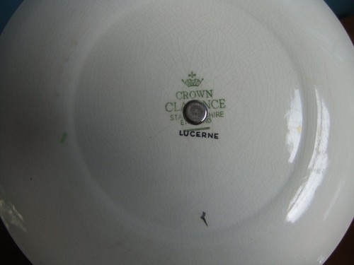 RARE DESIGN Vintage Crown Clarence LUCERNE 2 Tier Cake Stand - Picture 5 of 7