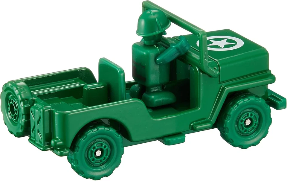 Takara Tomy Dream Tomica Ride On Toy Story TS-07 Green Army Hombres y Camión Militar Foto 2 de 4