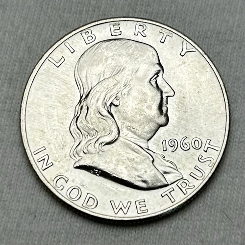 1960 D FRANKLIN HALF DOLLAR 90% SILVER BU