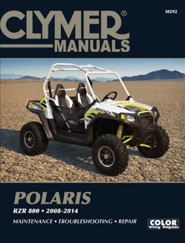 Polaris RZR 800 Side By Side ATV UTV (2008-2014) в сервисном обслуживании (мягкая обложка) (ИМПОРТ ИЗ Великобритании)