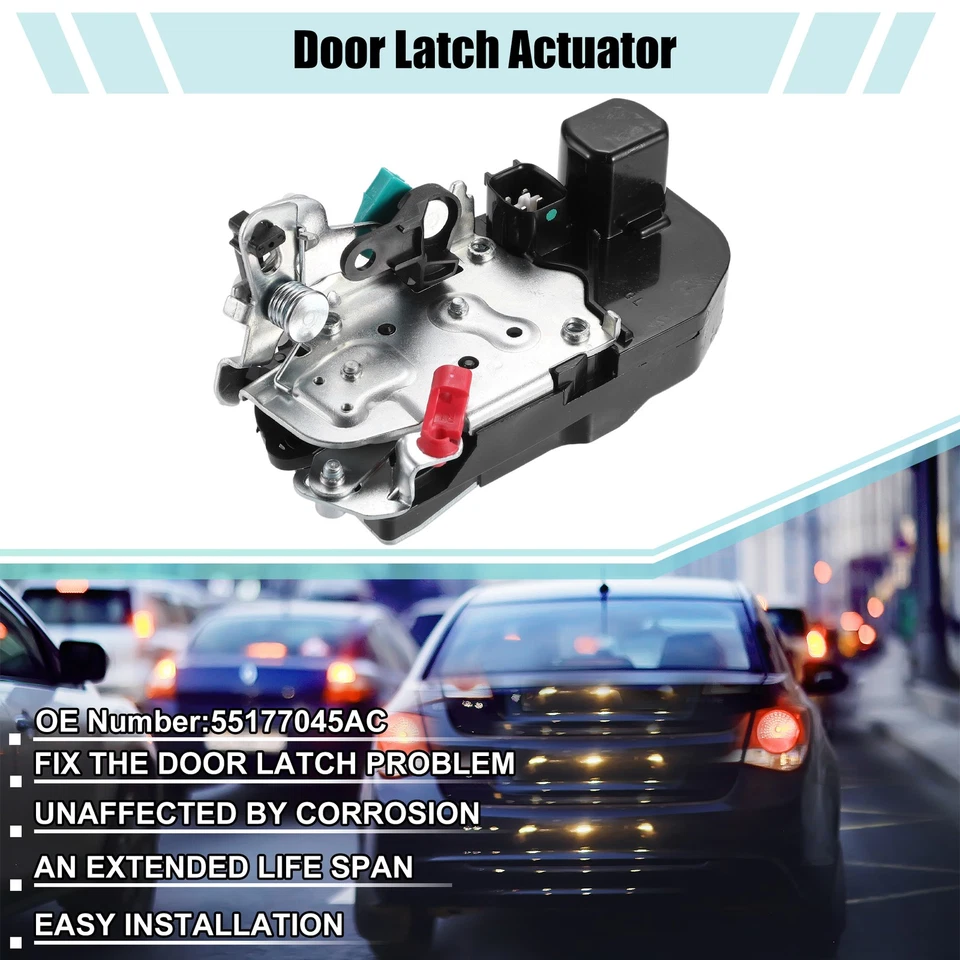 Actuador de bloqueo de pestillo de puerta trasera izquierda para Jeep Liberty Sport Utility 2002-2007 Foto 2 de 4