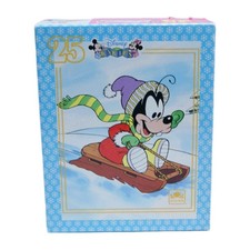 Kids Puzzle Goofy Sledding Disney Kids Winter...