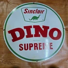 SINCLAIR DINO PORCELAIN ENAMEL SIGN 29 X 29 INCHES