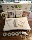 Wii Fit Balance Board & 4 Game Set - Wii Controller & Nunchuck Fitness Lot