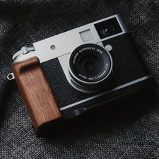 Wooden Metal Attachment Grip Flannel Base for XHalf Fujifilm X-Half Camera Gift