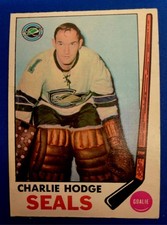 1969-70 O-Pee-Chee #77 CHARLIE HODGE See pics for condition VG-EX