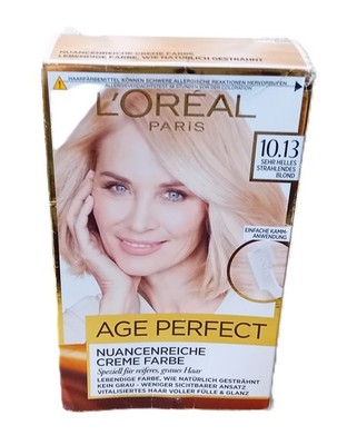 LOREAL Paris perfect nuancenreiche Creme Farbe 10.13 helles Blond  - NEU