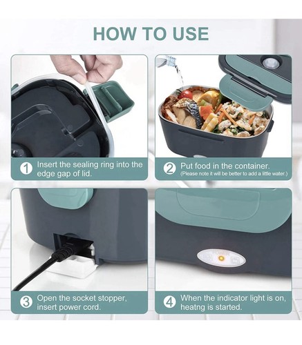 1.5L Portable Electric Heating Lunch Box - Picture 8 of 11