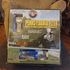 LIONEL PENNSYLVANIA FLYER LION CHIEF "O" GAUGE STEAM FREIGHT SET 6-30233 NIB