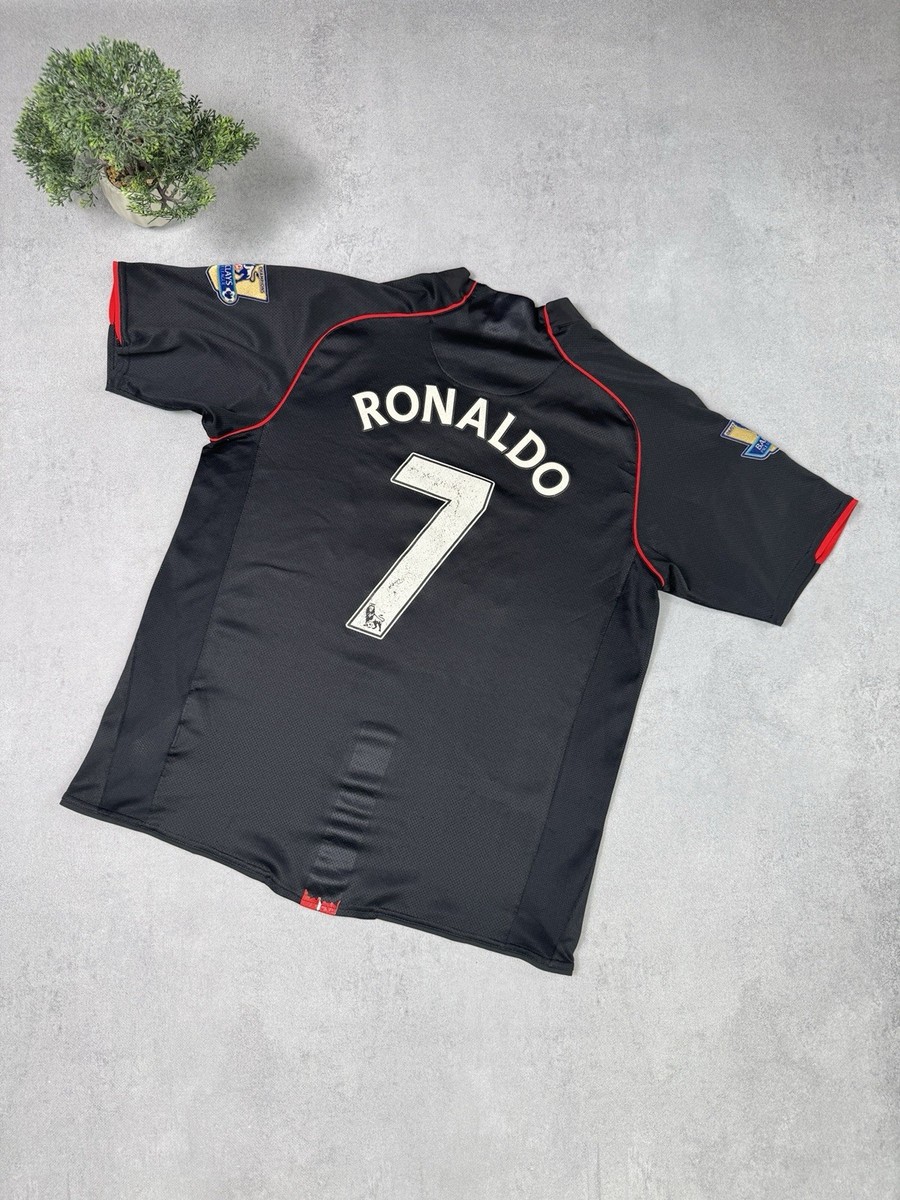 Manchester United 2007-08 Away Shirt Ronaldo #7 (L) Authentic